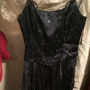 Dark blue long dress